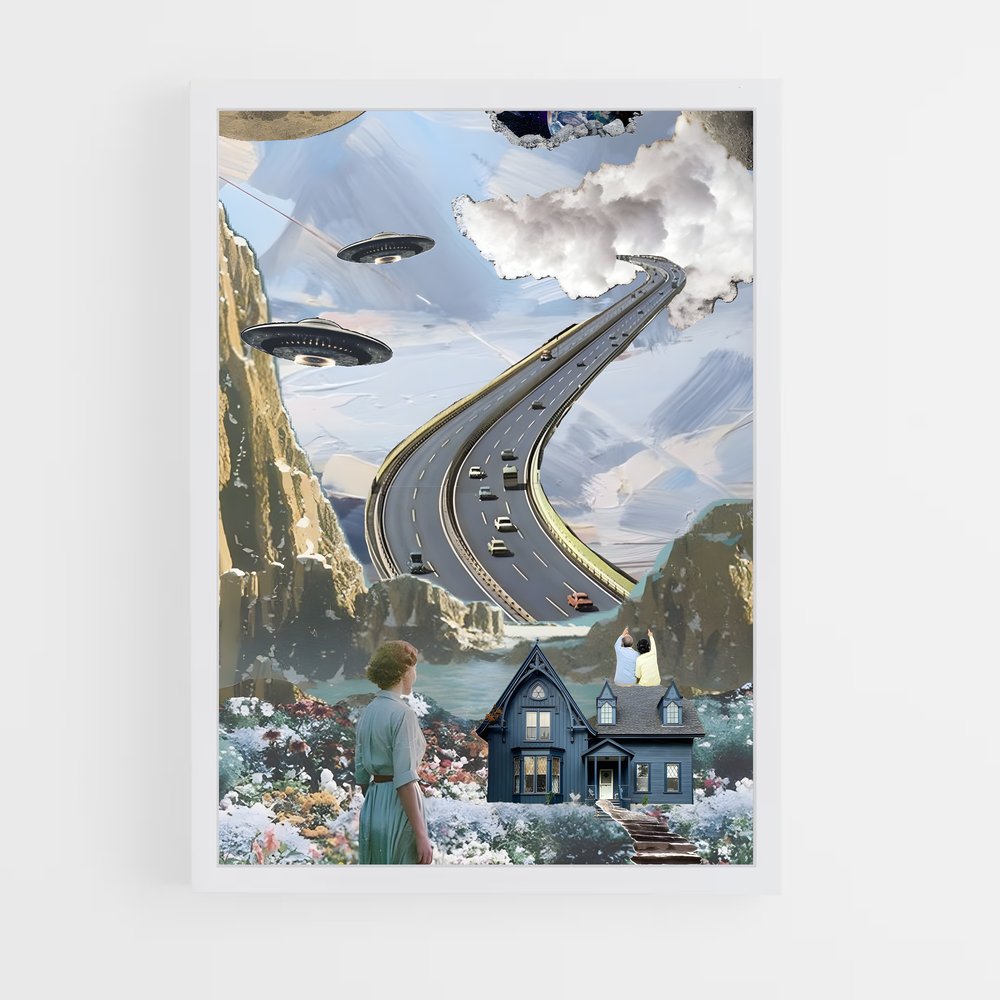 Poster L'Envol Spatial – affiche Art spatial (vue 3)